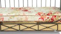 A Neoclassical Style Steel Day Bed — 20TH CENTURY