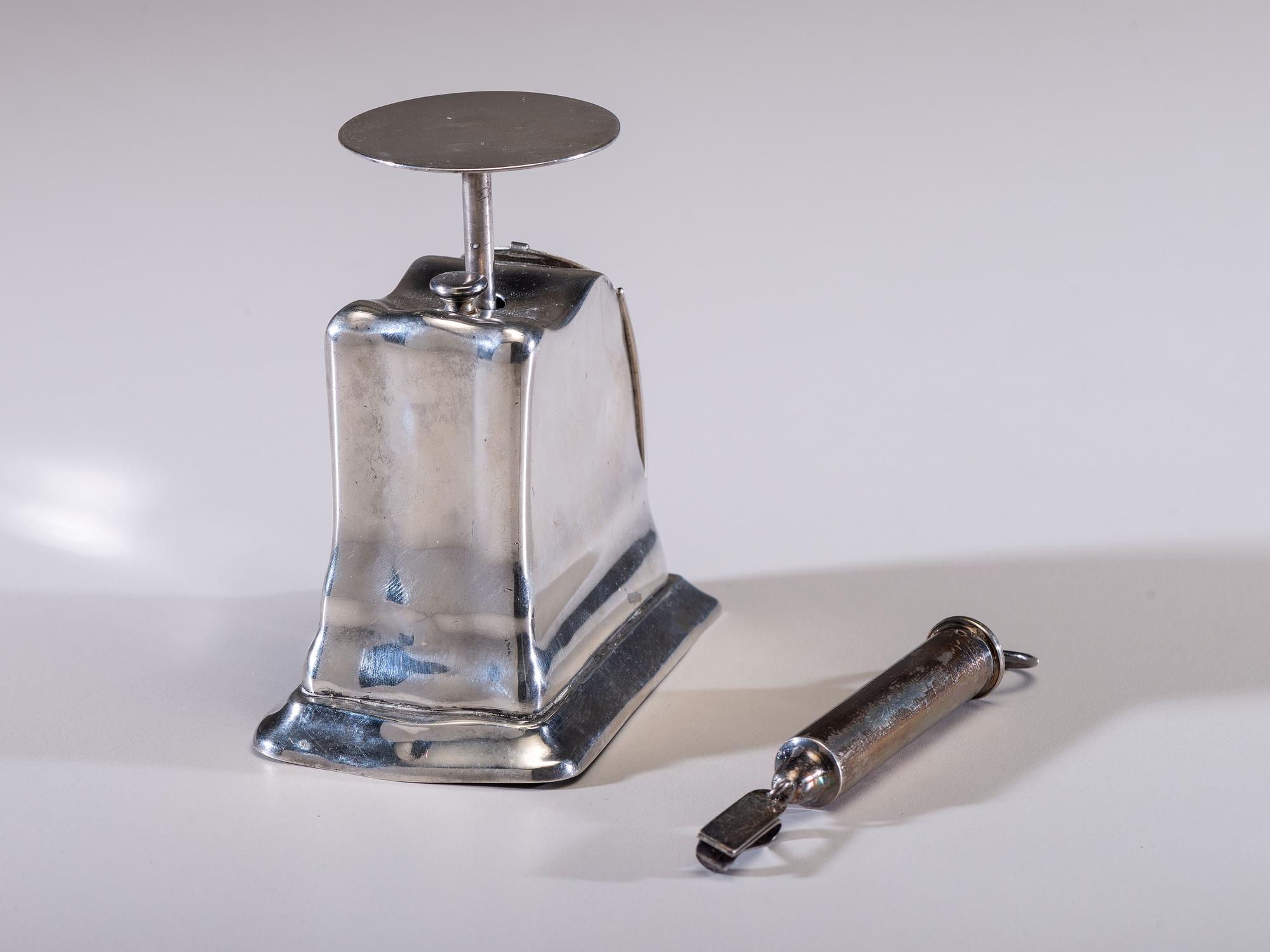 Silver Postal Scale and Letter Scale