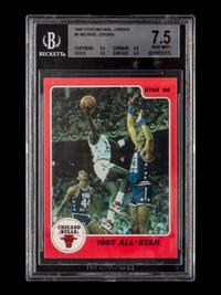 A 1986 Star Michael Jordan Set 1985 All-Star Card No. 5 (BGS 7.5 NEAR MINT+)