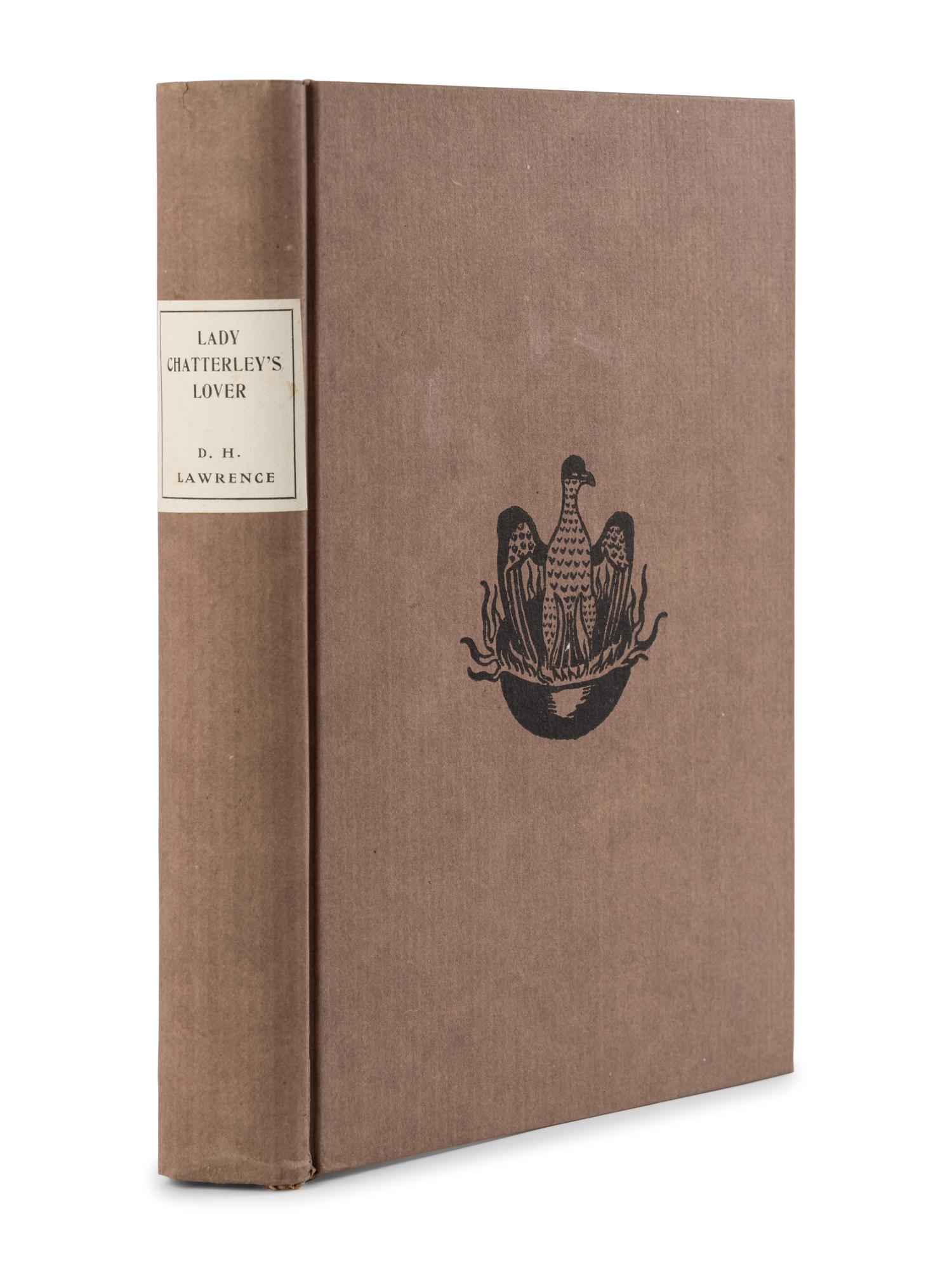 LAWRENCE, D.H (1885-1930). Lady Chatterley's Lover. Florence: Privately Printed, 1928.