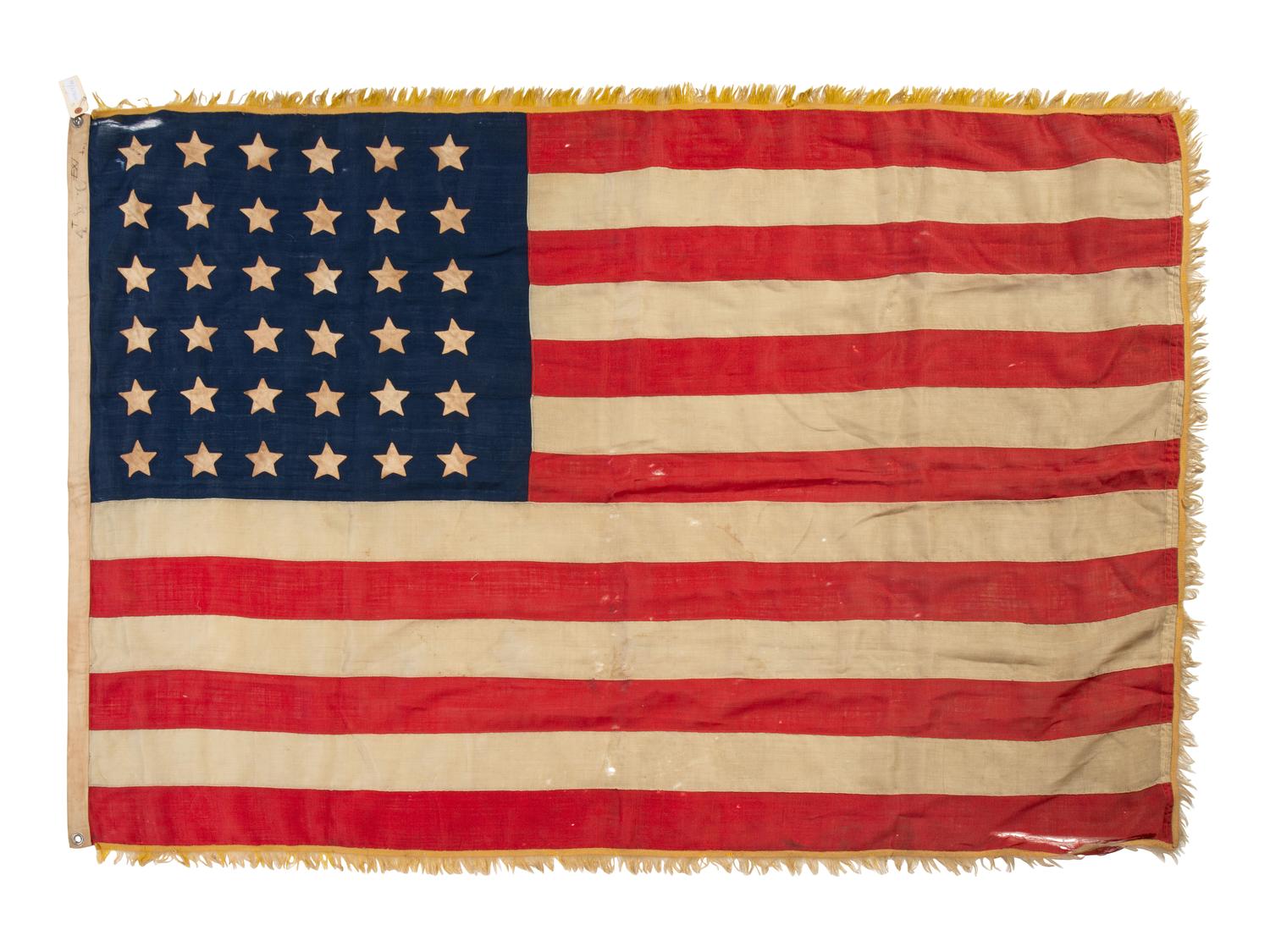 [FLAGS]. 36-star American flag. Ca 1865-1867.