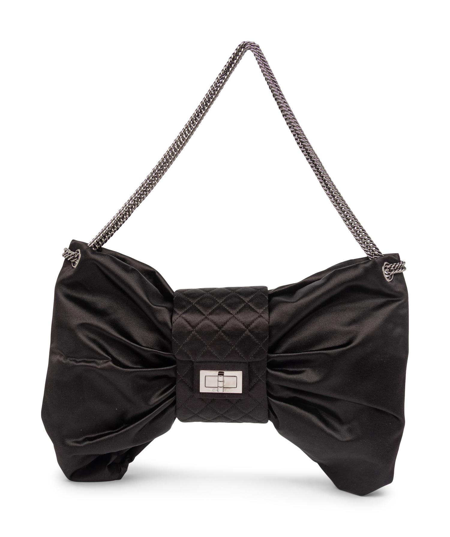 CHANEL, SATIN BOW BAG
