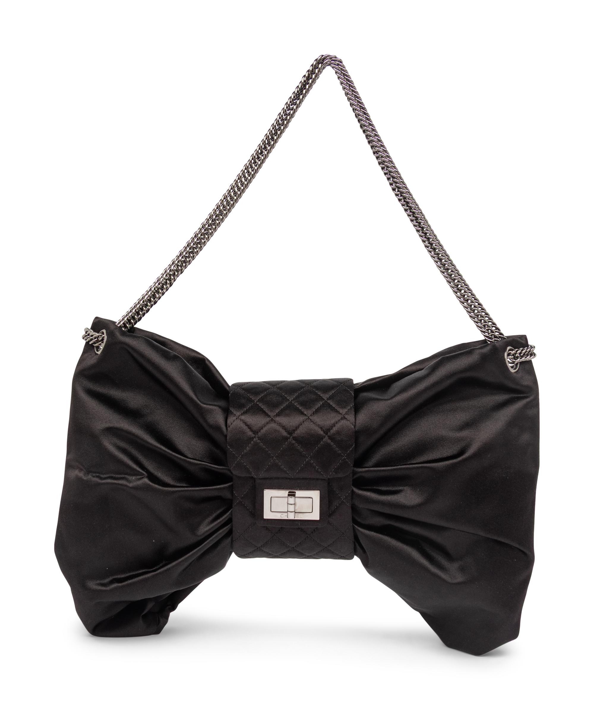 CHANEL, SATIN BOW BAG