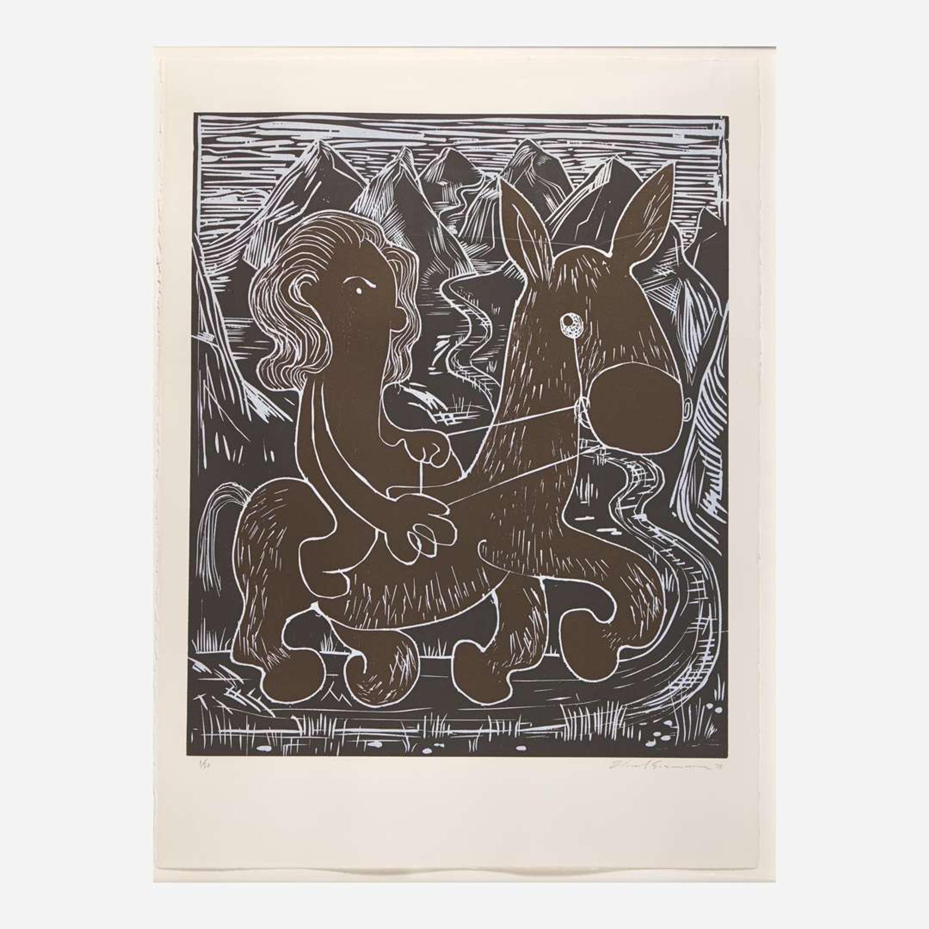 Nicole Eisenman (American, b. 1965) Crossing the Alborz