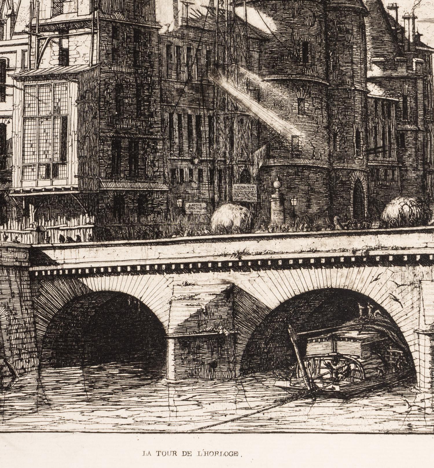 A Pair of Prints (La Tour de L’Horloge; La Galerie de Notre Dame)