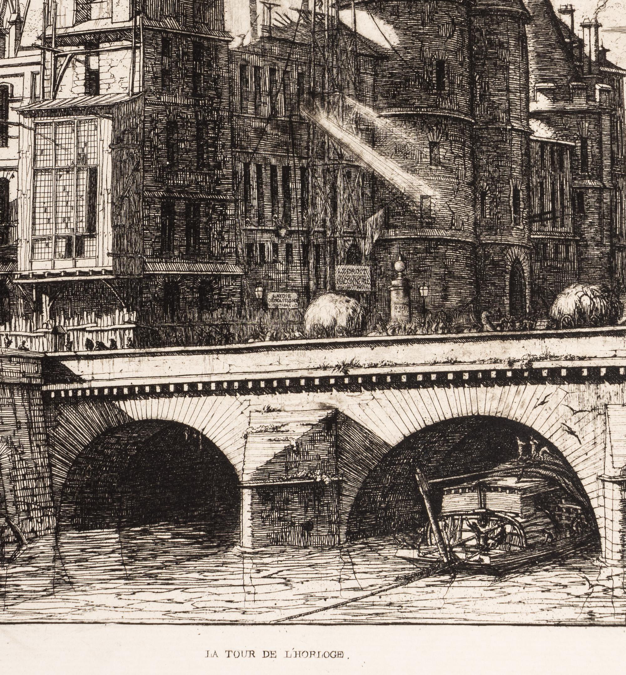 A Pair of Prints (La Tour de L’Horloge; La Galerie de Notre Dame)