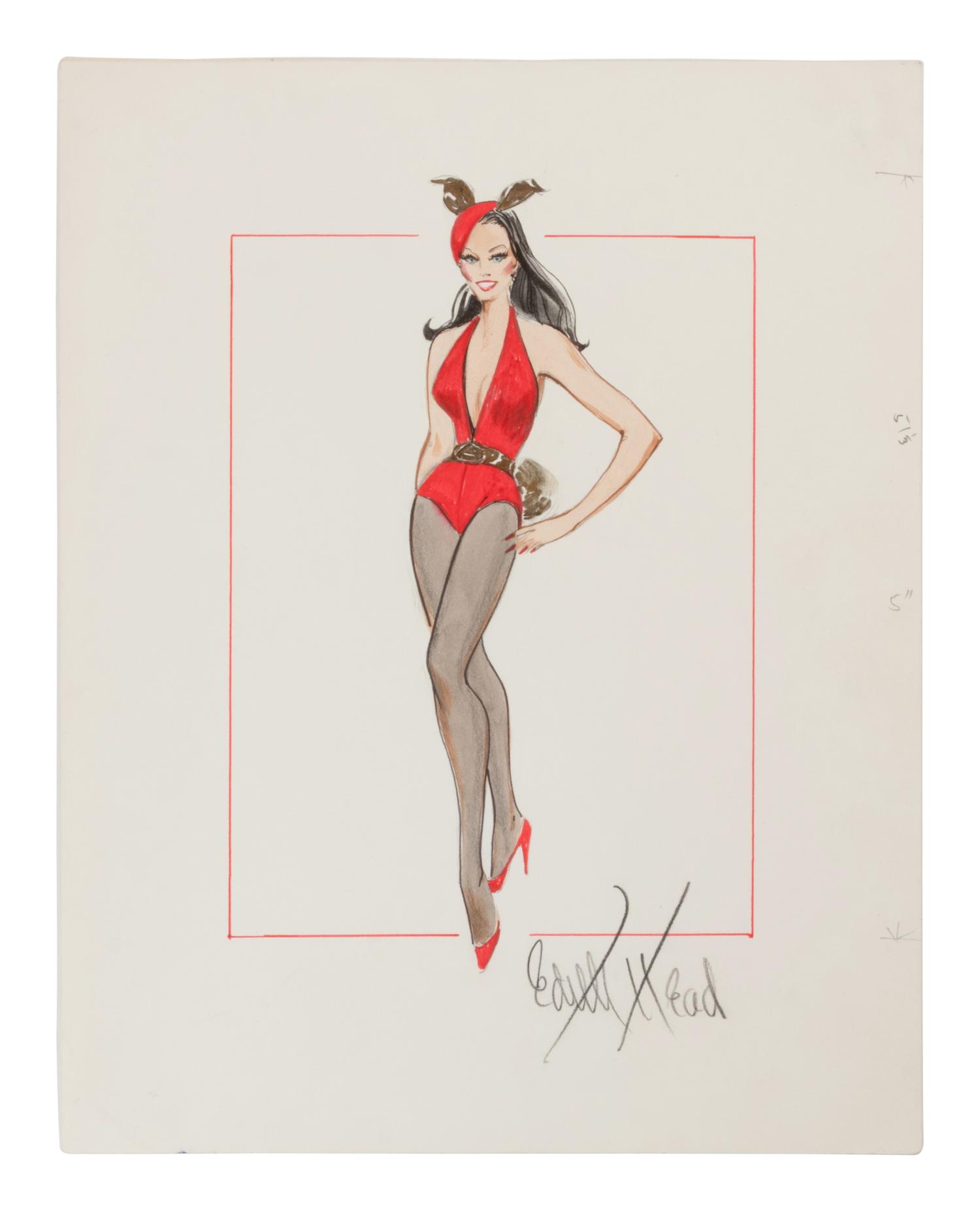 Playboy Illustration by Edith Head, 1970s
