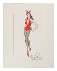 Playboy Illustration by Edith Head, 1970s