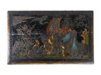 A George II Giltwood and Chinese Lacquer Table
