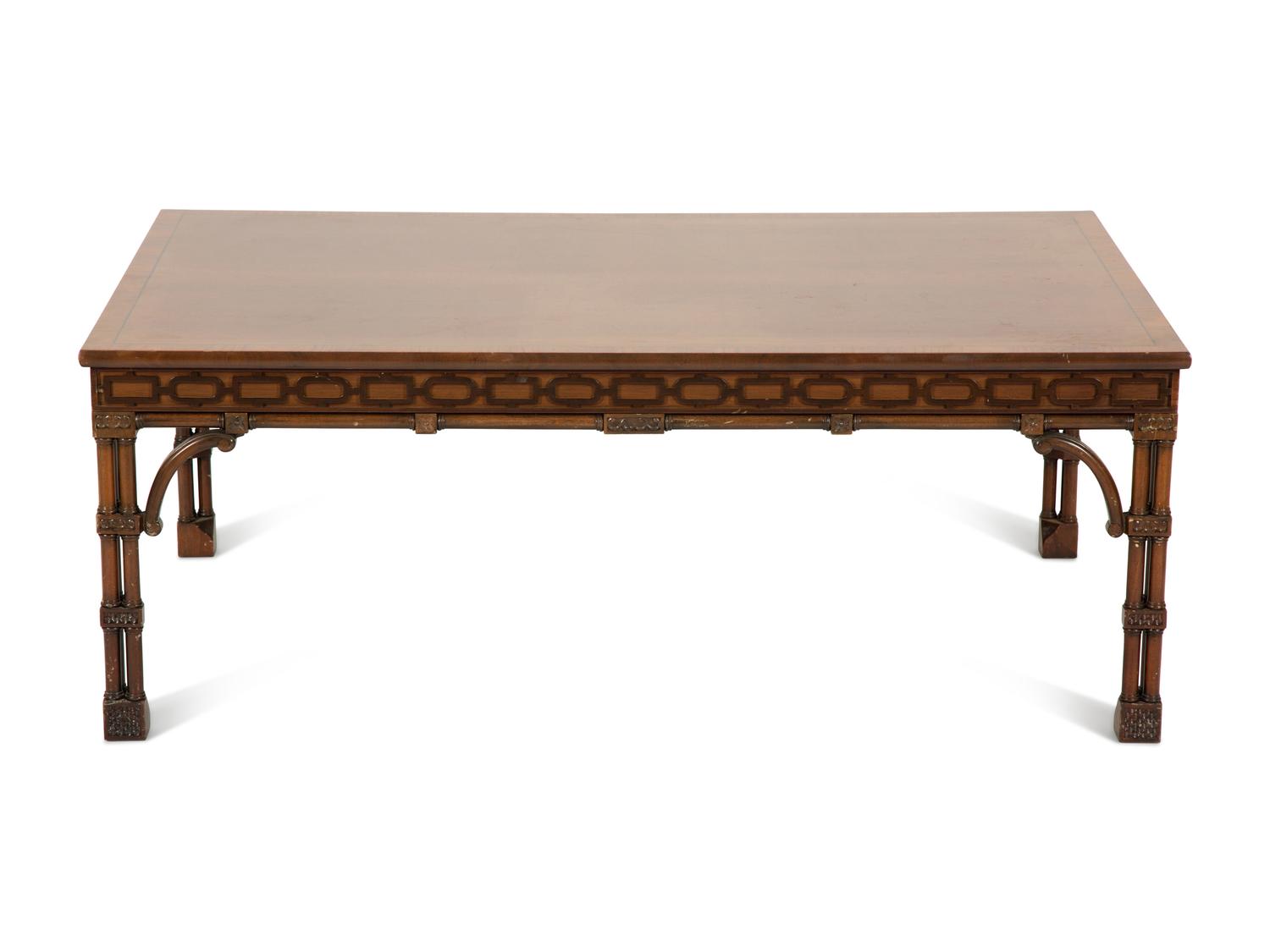 A Regency Style Mahogany Low Coffee Table