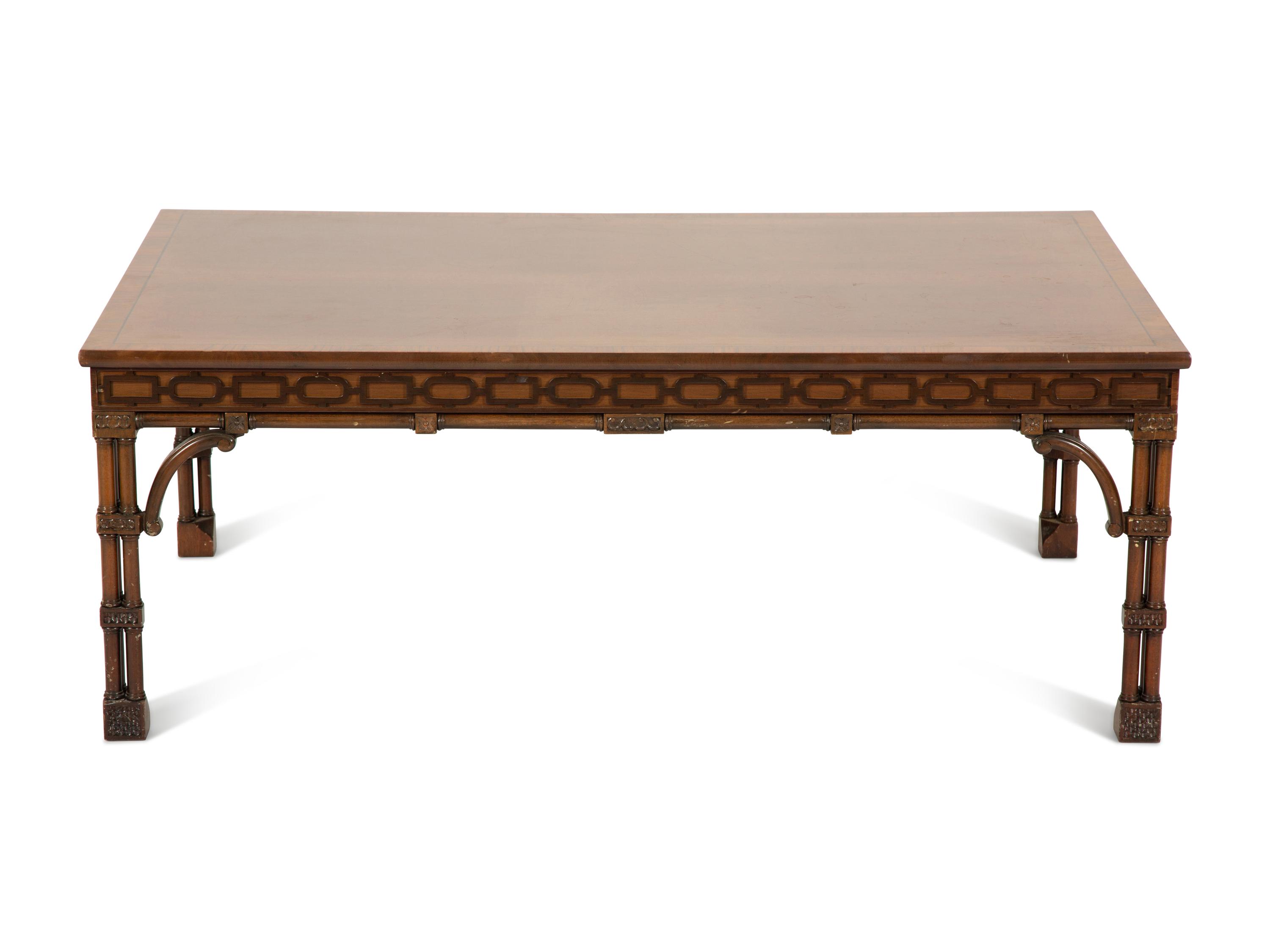 A Regency Style Mahogany Low Coffee Table