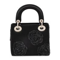 Christian Dior, Mini Lady Dior in Sequin-Embellished Black Satin