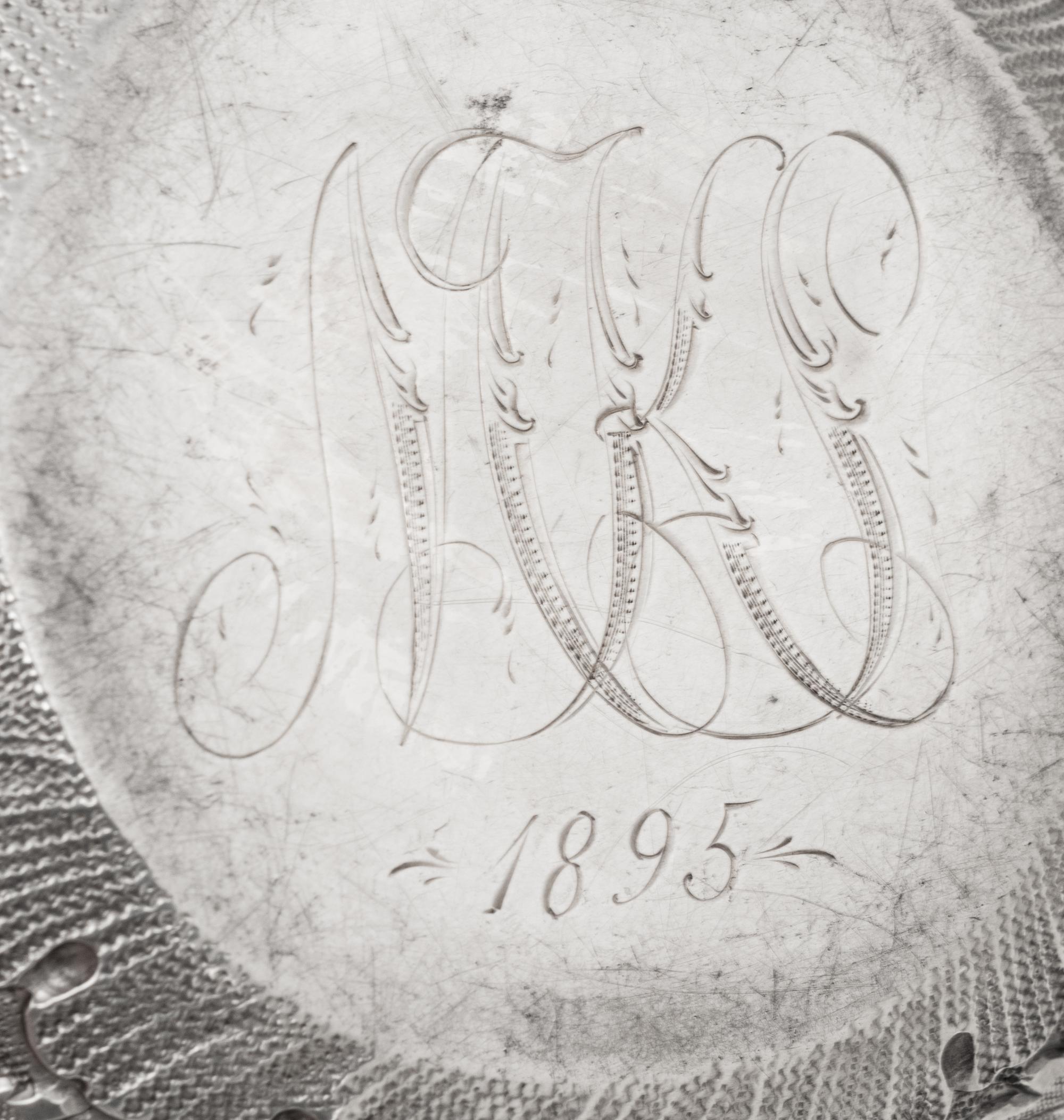 An American Silver Repoussé Dresser Box