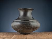 Ohkay Owingeh Blackware Pottery Jar