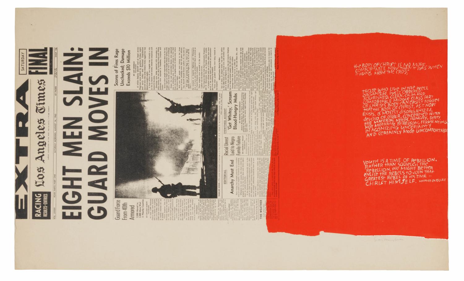 Love at the End, I'm Glad I Can Feel Pain, and My People (a group of three prints)