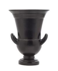 An Italian Black-Fired Urn Height 9 inches. — 20TH CENTURY