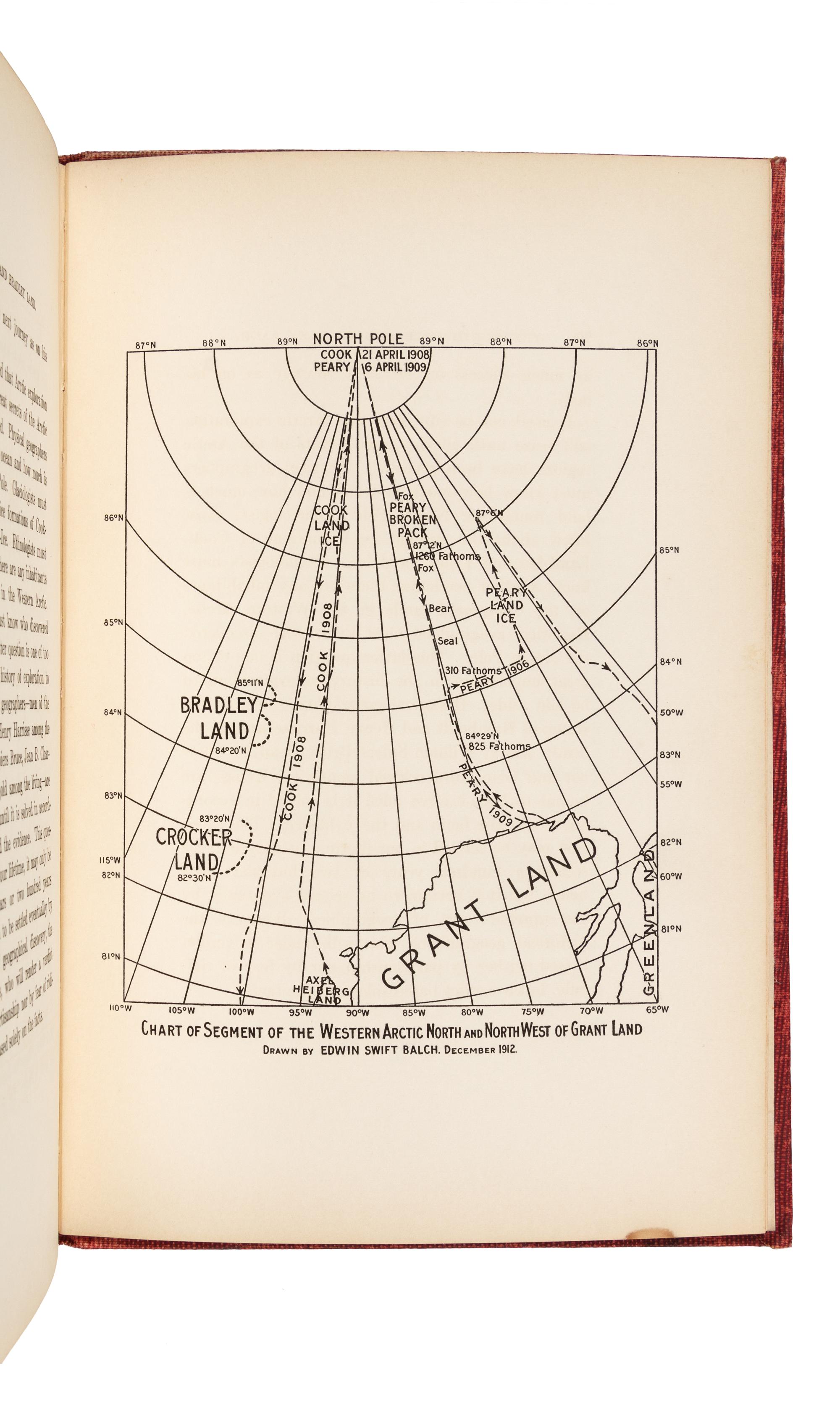 BALCH, Edwin Swift (1856-1927). The North Pole and Bradley Island. Philadelphia: Campion & Co., 1913.