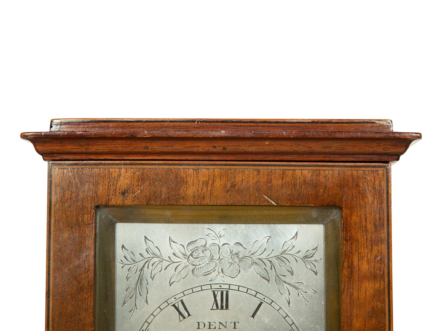 An English Mahogany Table Clock