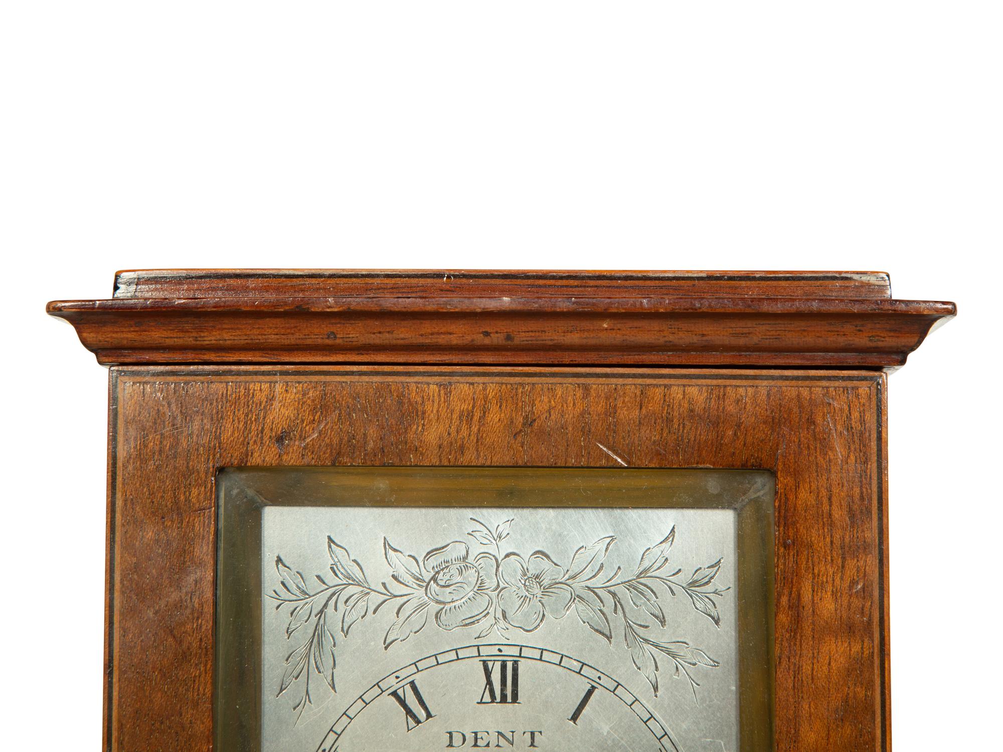 An English Mahogany Table Clock