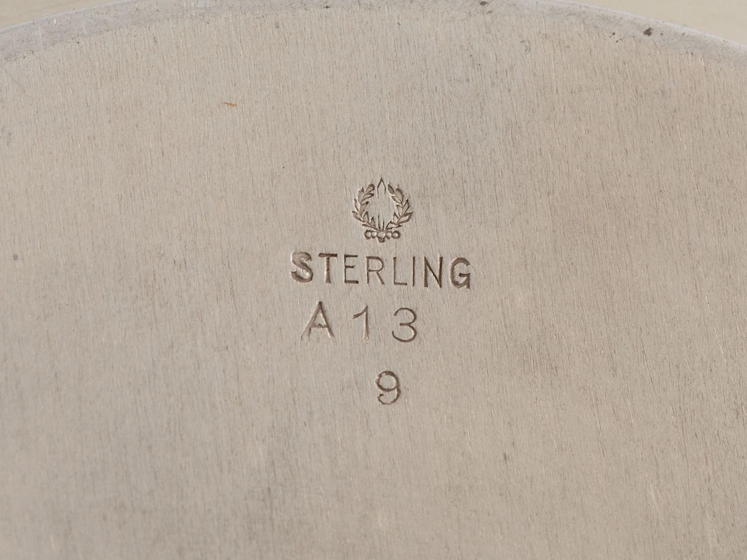 Four American Silver Trays