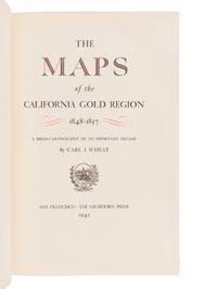 [GRABHORN PRESS / BOOK CLUB OF CALIFORNIA]. WHEAT, Carl Irving (1892-1966). The Maps of the California Gold Region 1848-1857. A Biblio-Cartography of an Important Decade. San Francisco: The Grabhorn Press, 1942.