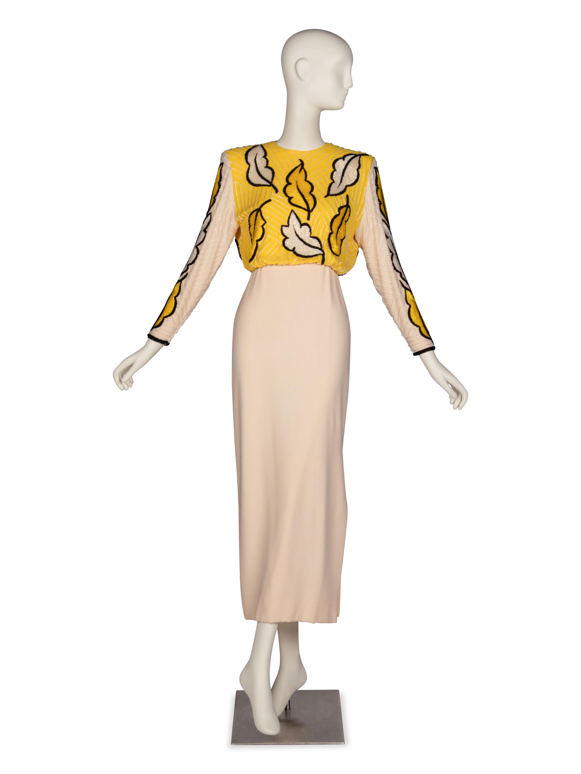 Galanos, Beaded Gown