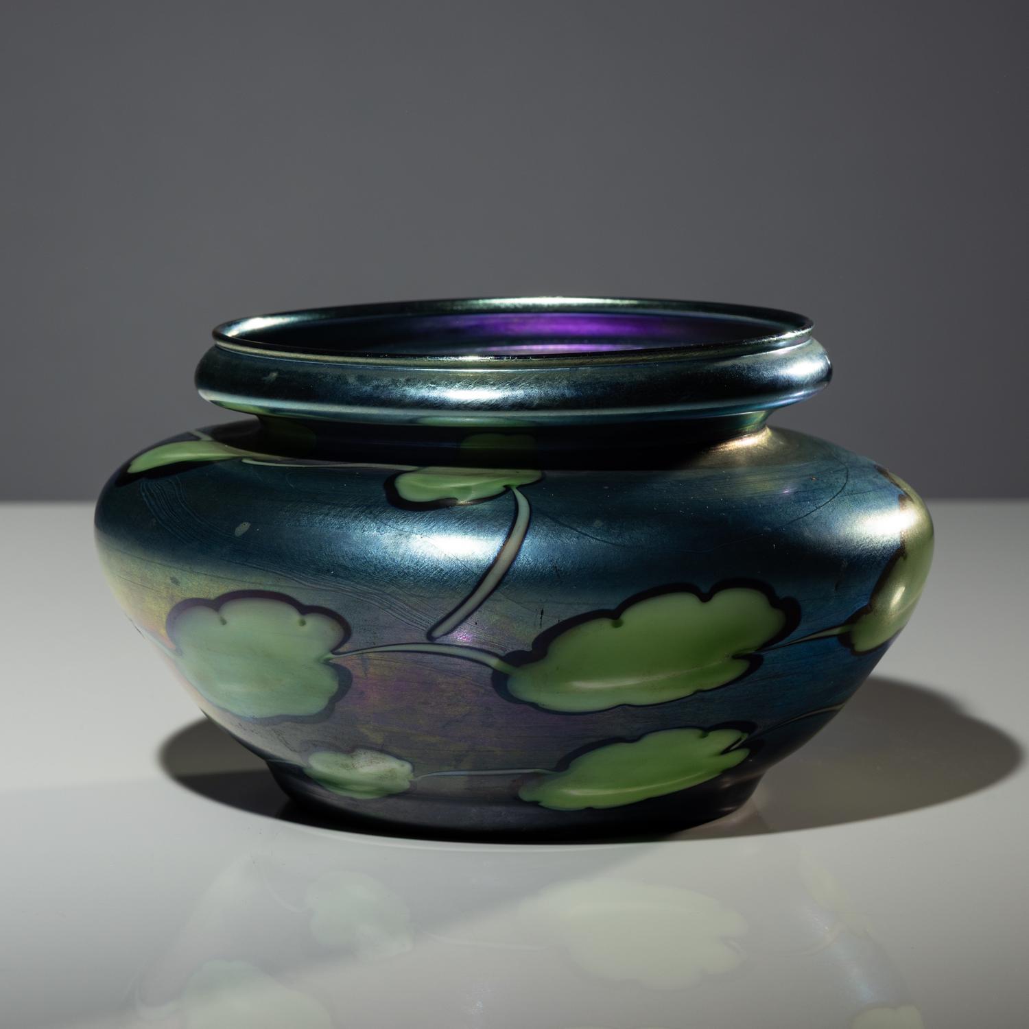 Vase with lily pads, c. 1918