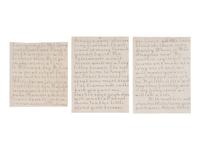 KELLER, Helen Adams (1880-1968) and Michael ANAGNOS (1837-1906 ). A small archive of materials related to Keller and Anagnos, including: