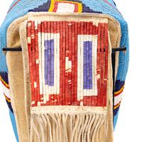Sioux Beaded Hide Cradle