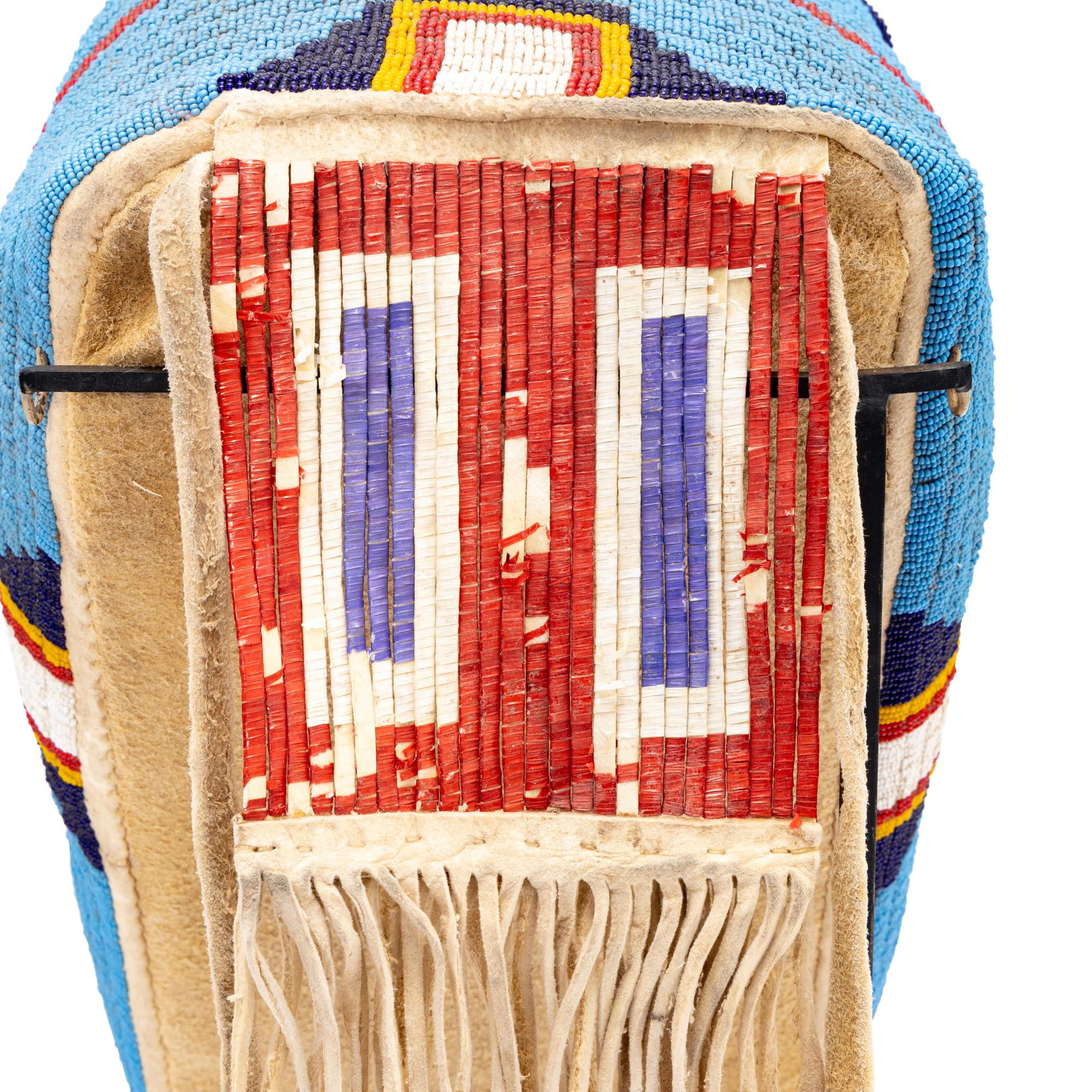 Sioux Beaded Hide Cradle