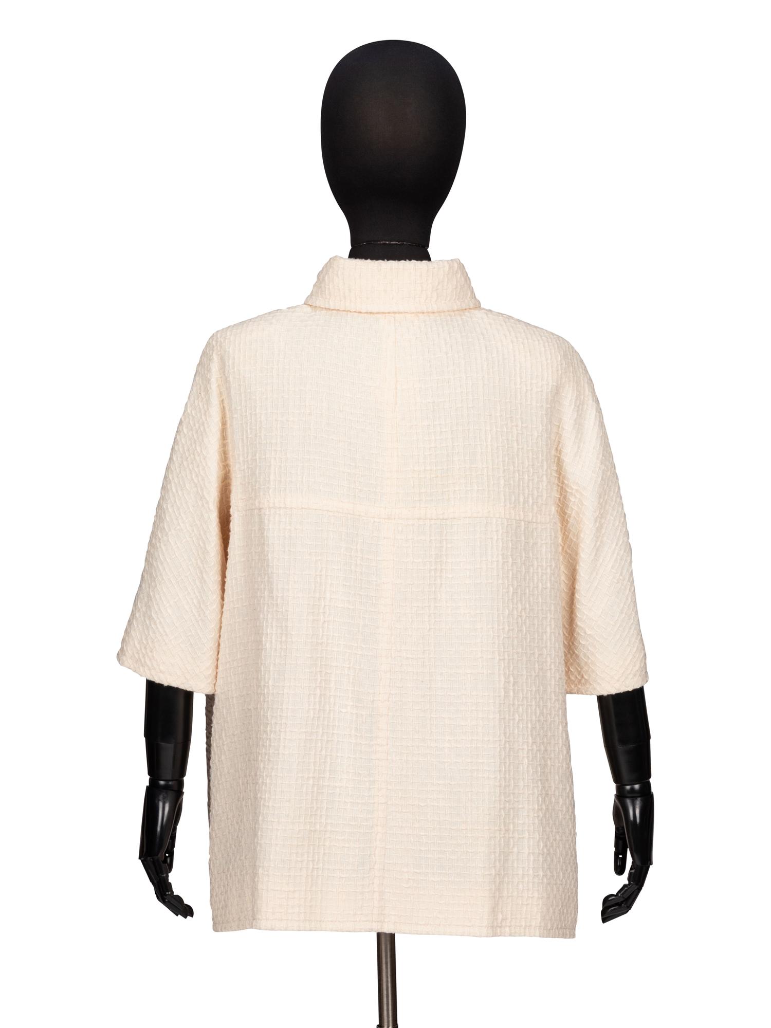 CHANEL, TWEED SHORT-SLEEVE JACKET