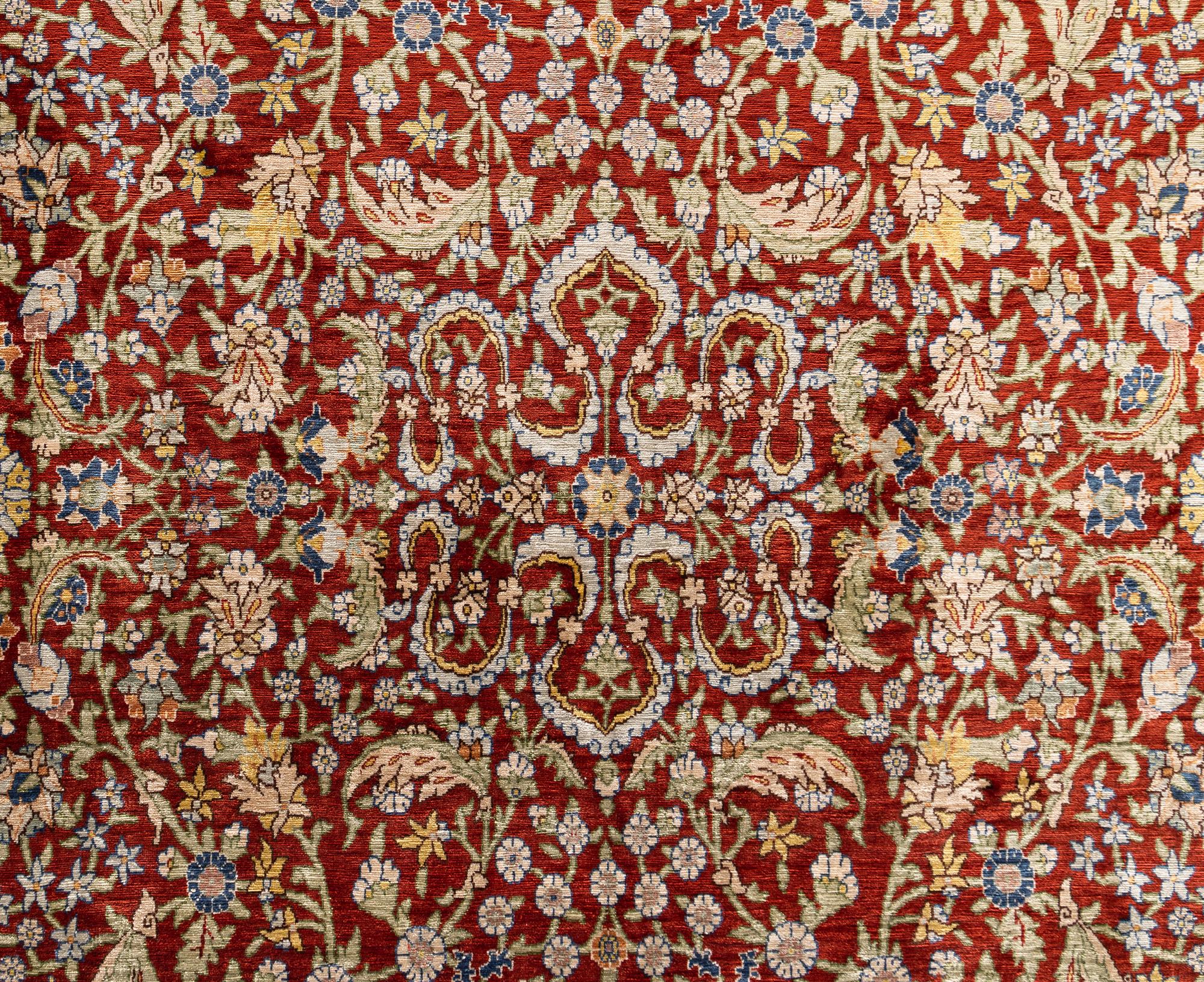A Persian Silk Rug