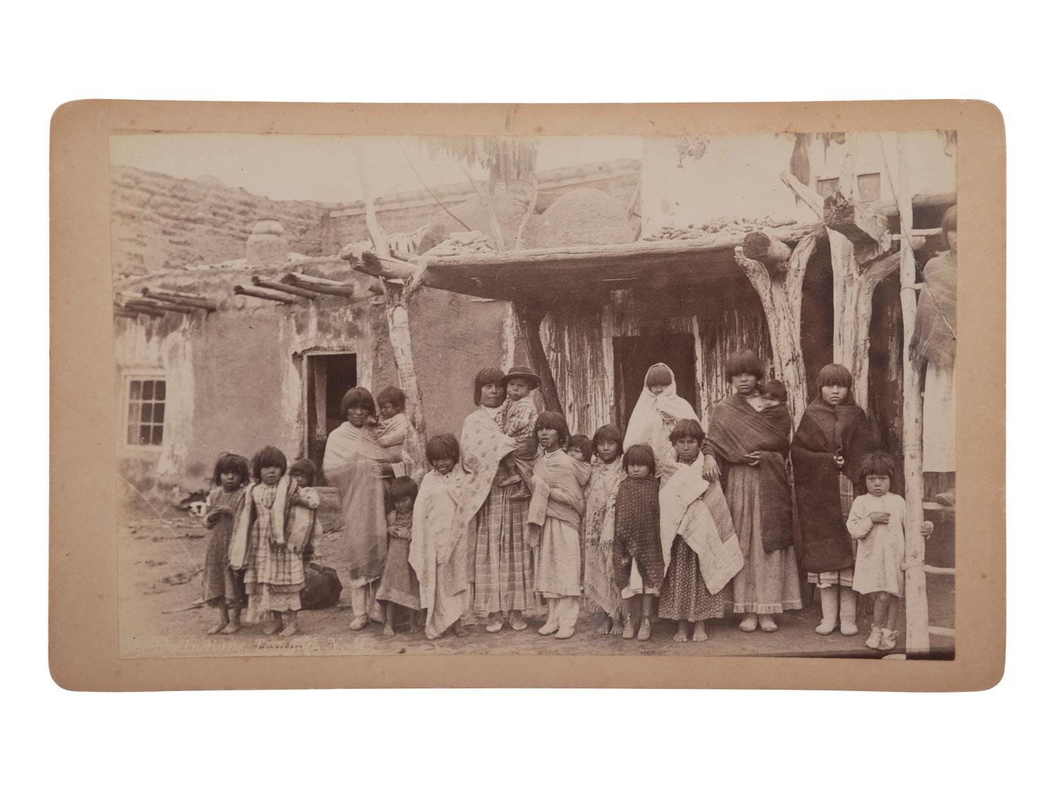 [NATIVE AMERICANS-WESTERN AMERICANA]. 22 photos, mostly New Mexico, incl. native subjects & Santa Fe