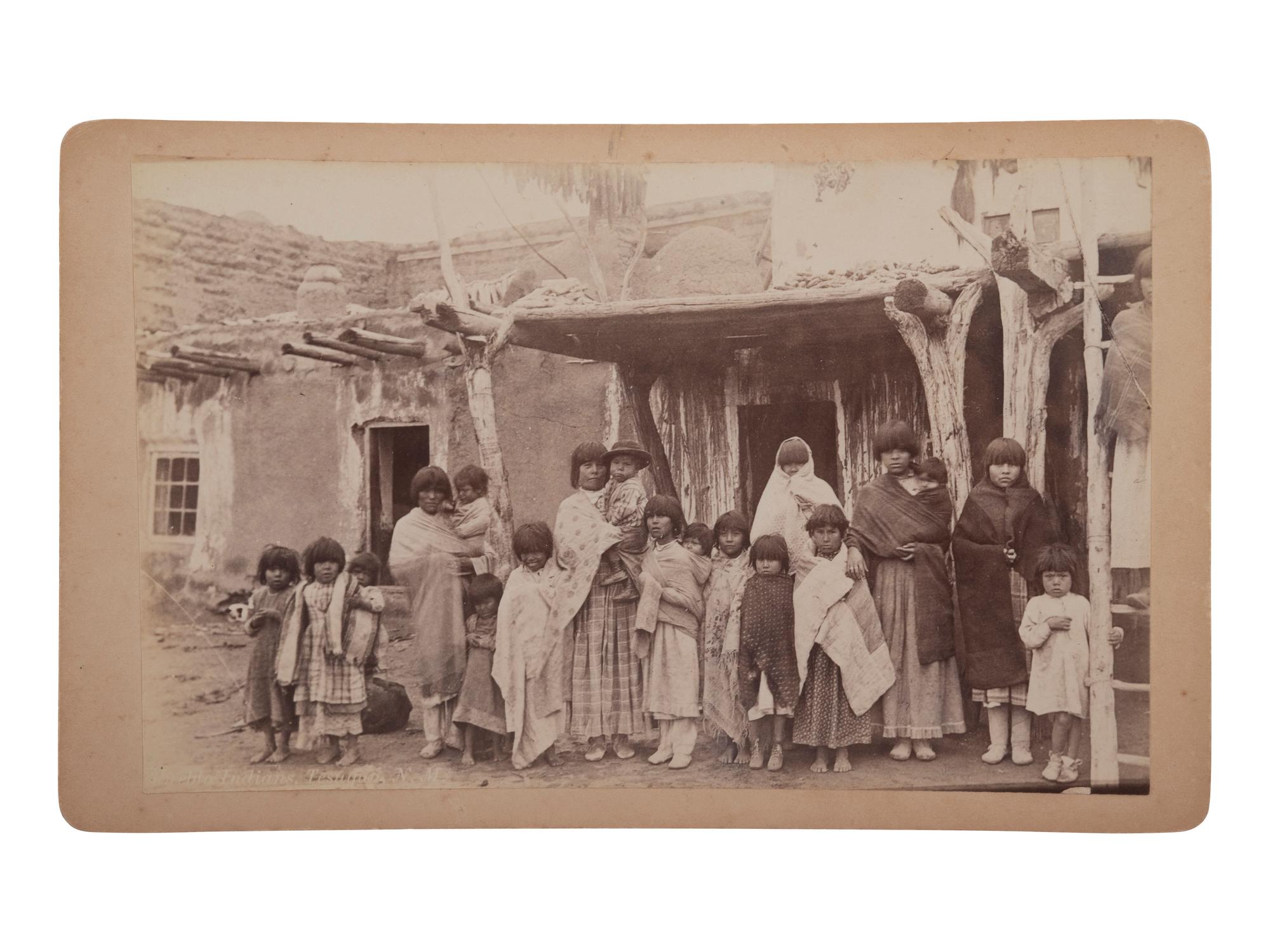 [NATIVE AMERICANS-WESTERN AMERICANA]. 22 photos, mostly New Mexico, incl. native subjects & Santa Fe