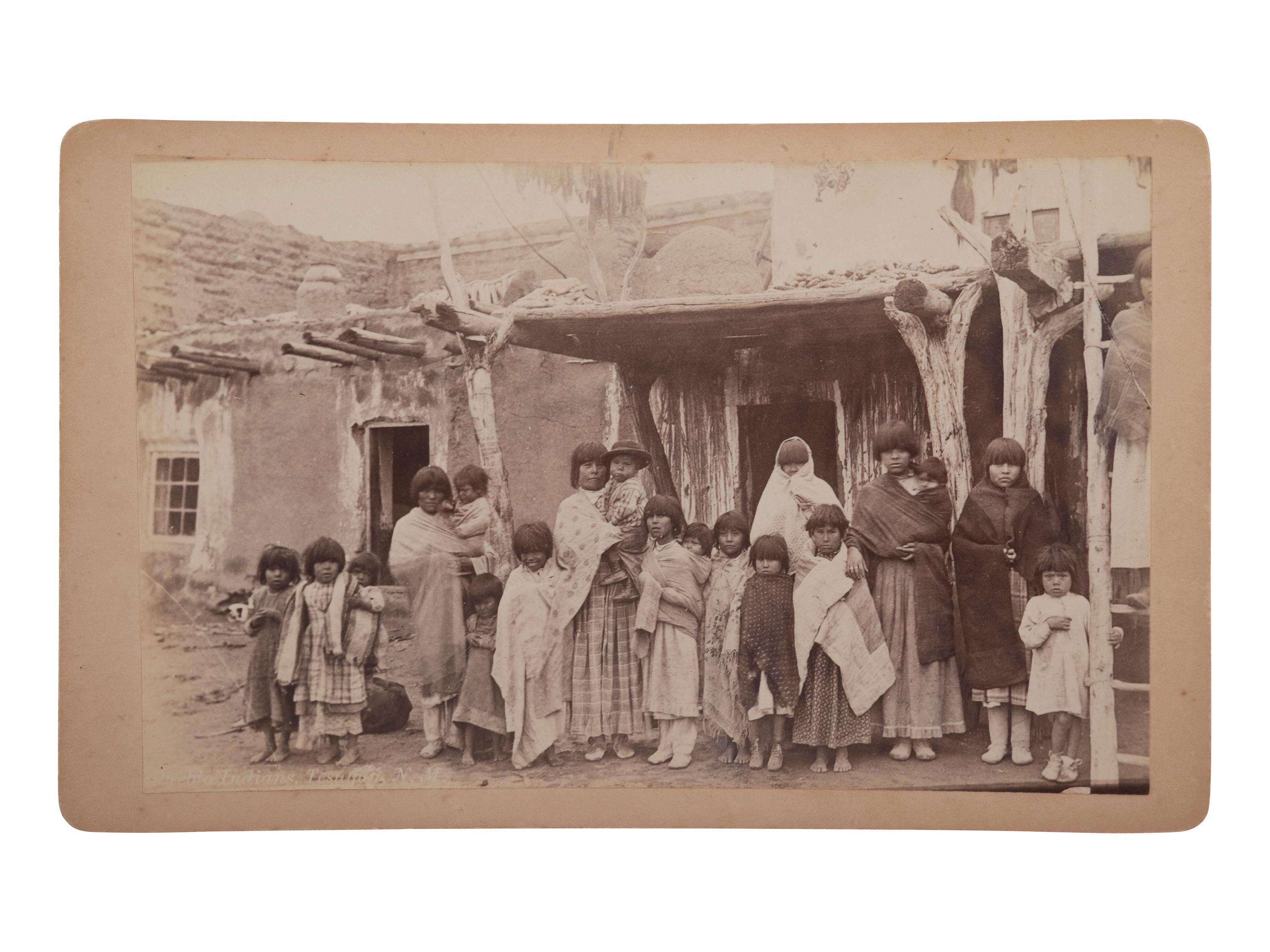 [NATIVE AMERICANS-WESTERN AMERICANA]. 22 photos, mostly New Mexico, incl. native subjects & Santa Fe