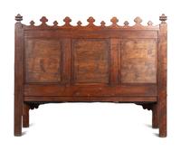 A Gothic Revival Oak Settee