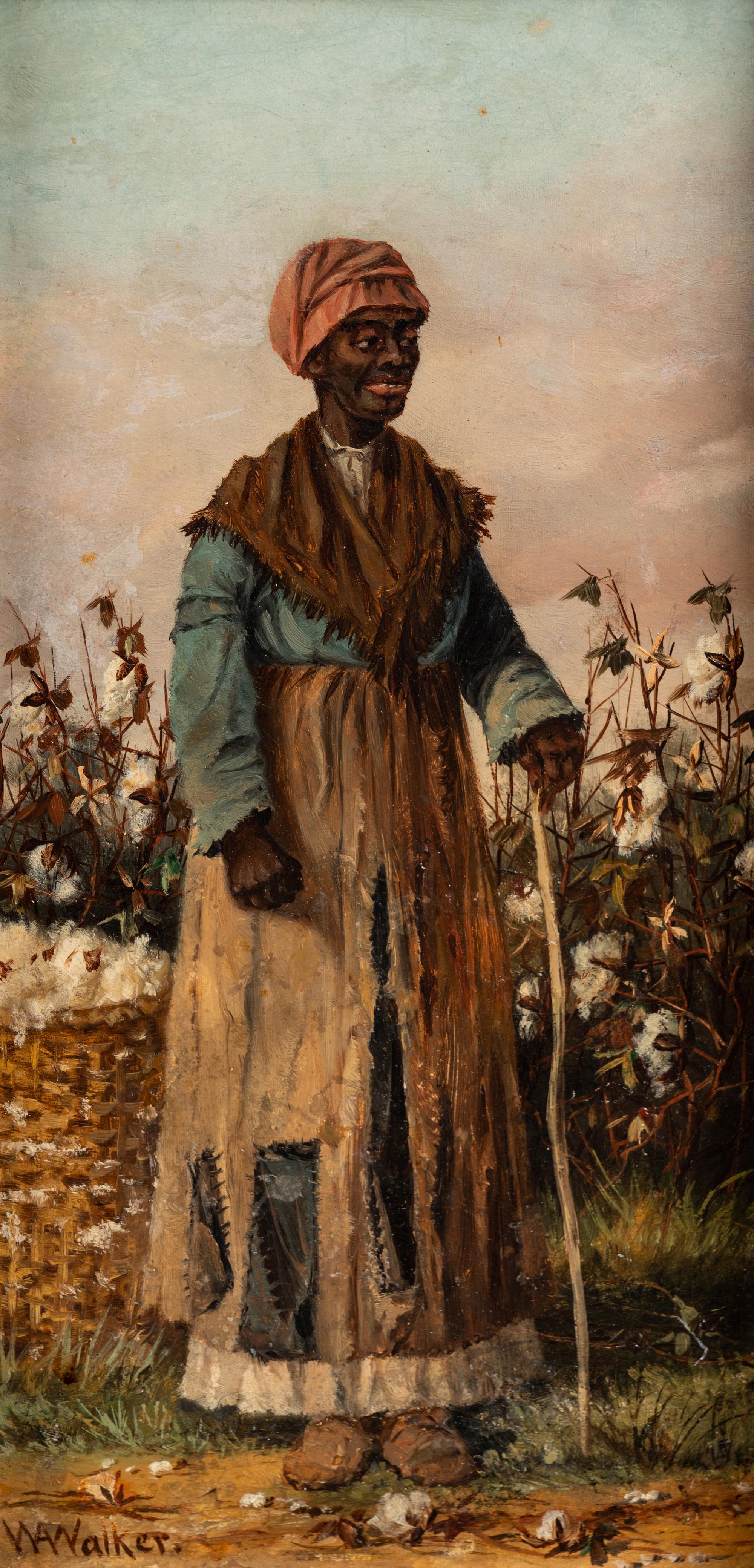 Cotton Pickers, A Man and Woman (a pair of works)