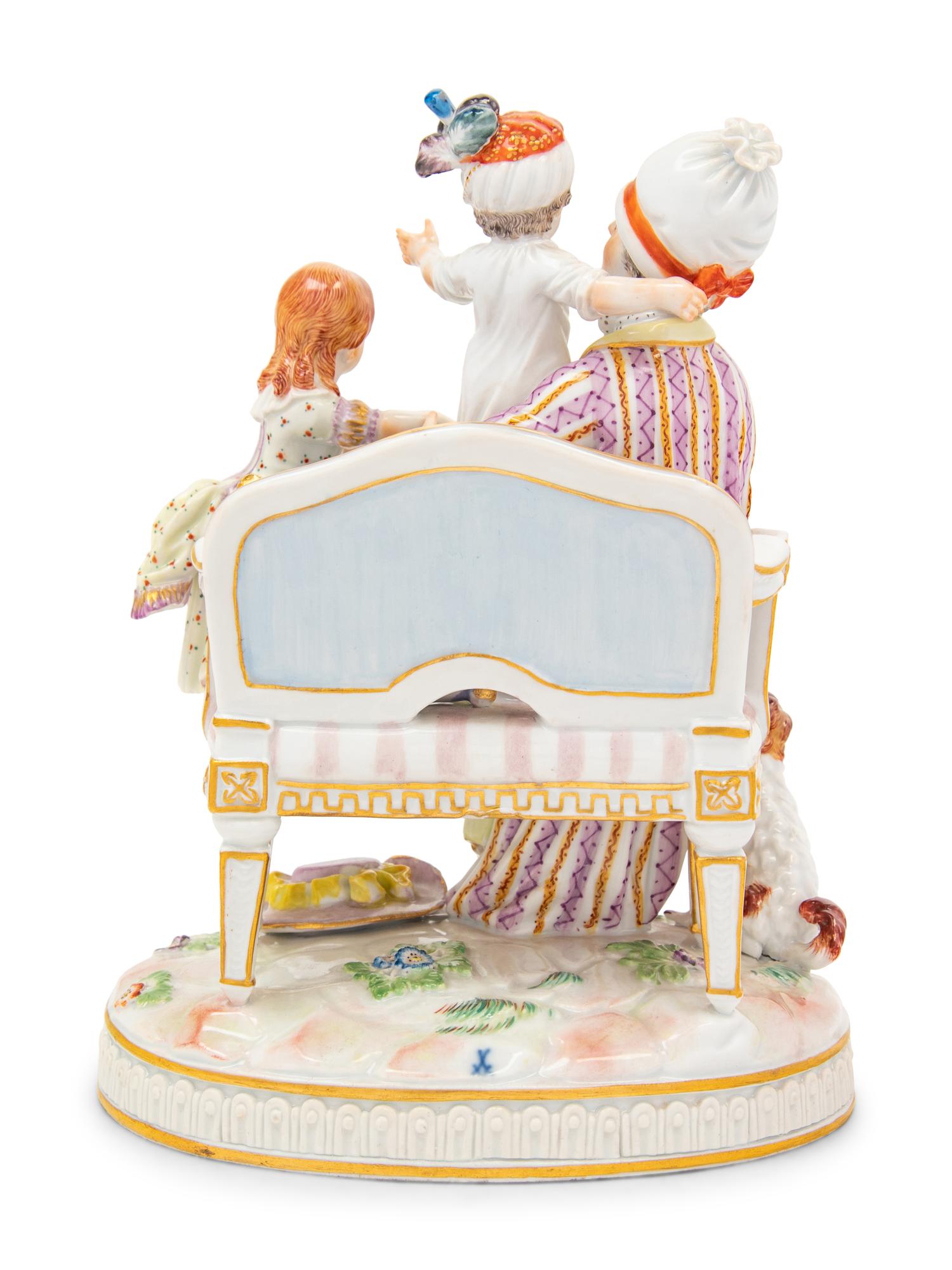 A Meissen Porcelain Figural Group of The Good Father