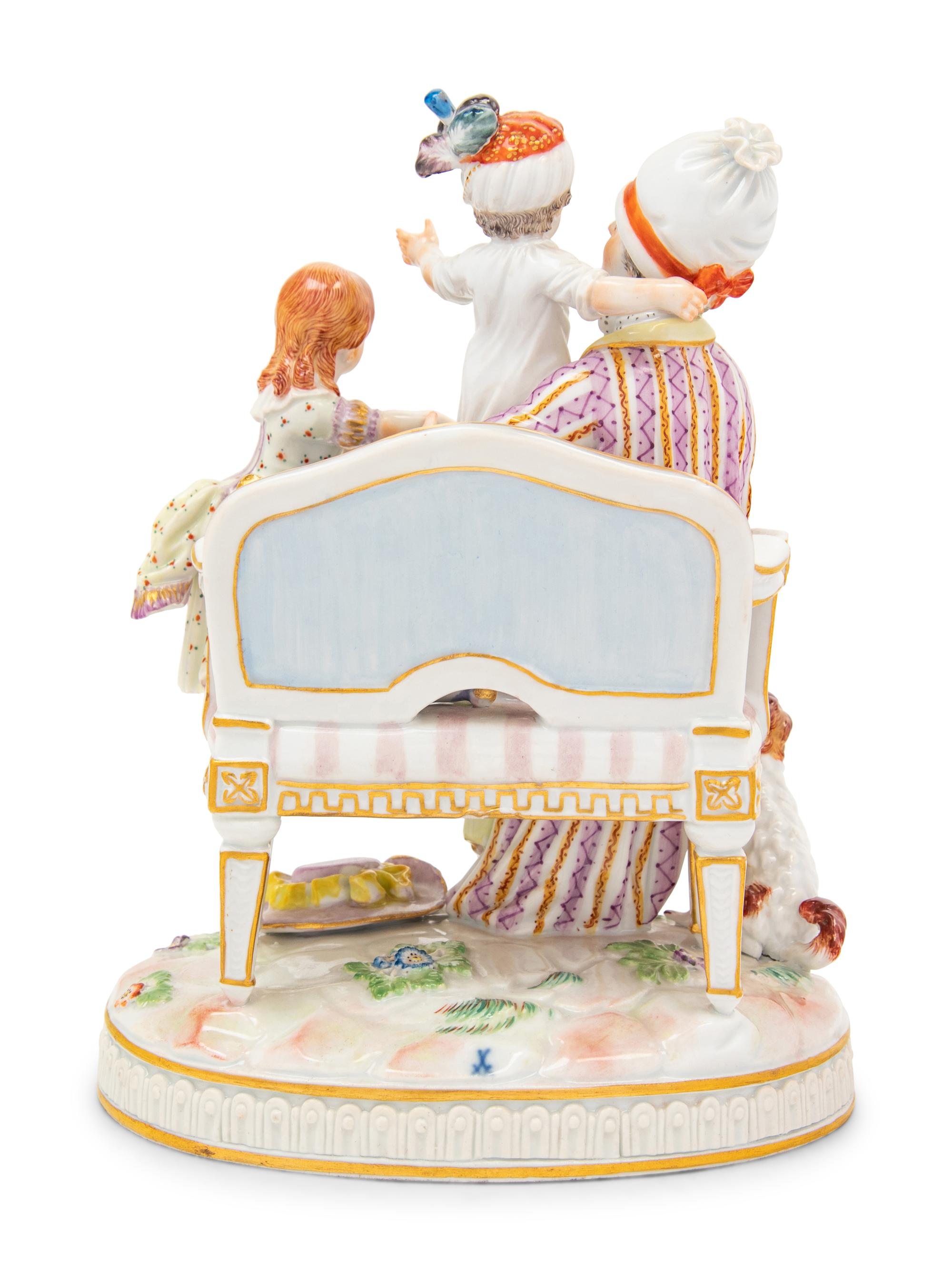 A Meissen Porcelain Figural Group of The Good Father