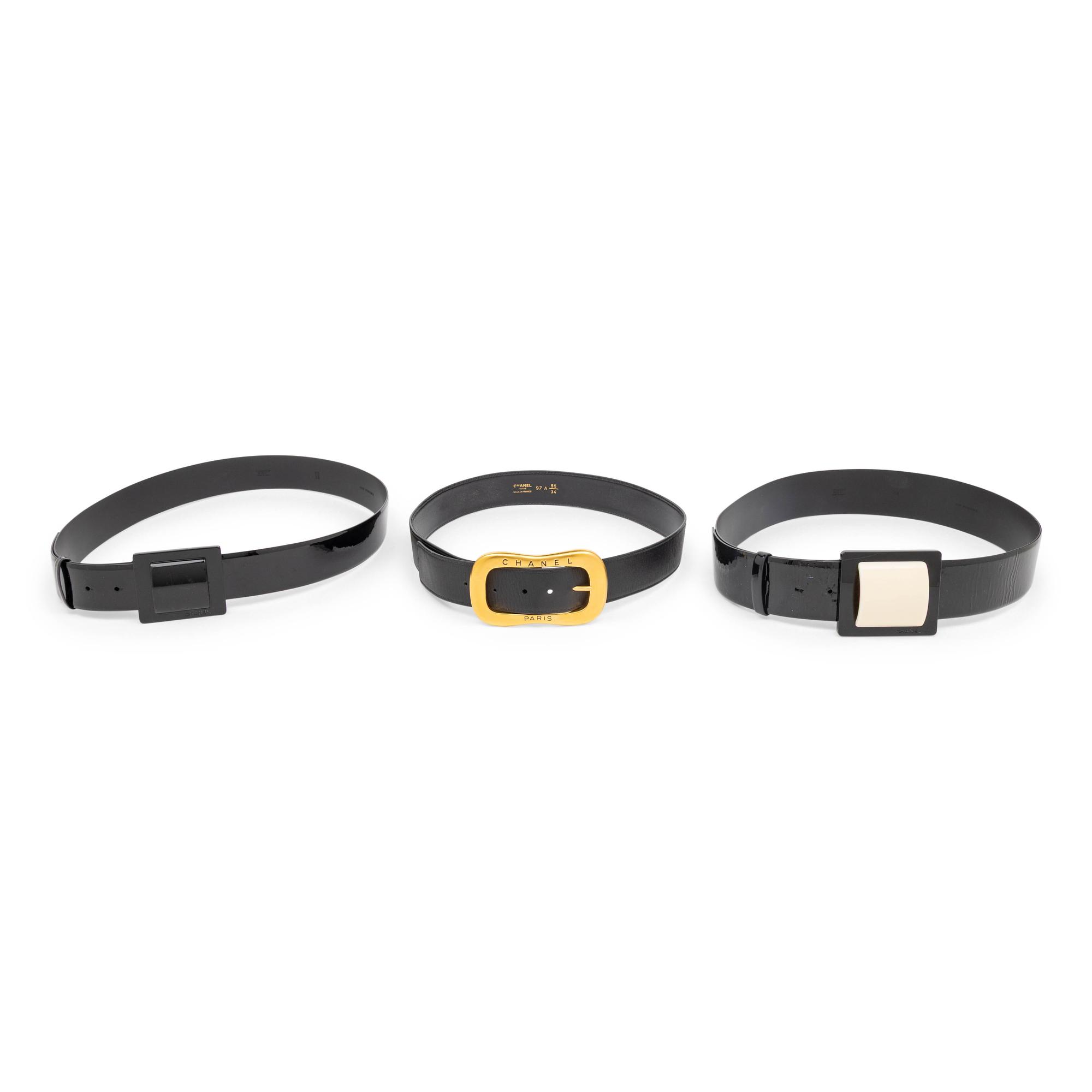 Chanel, Three Leather Belts