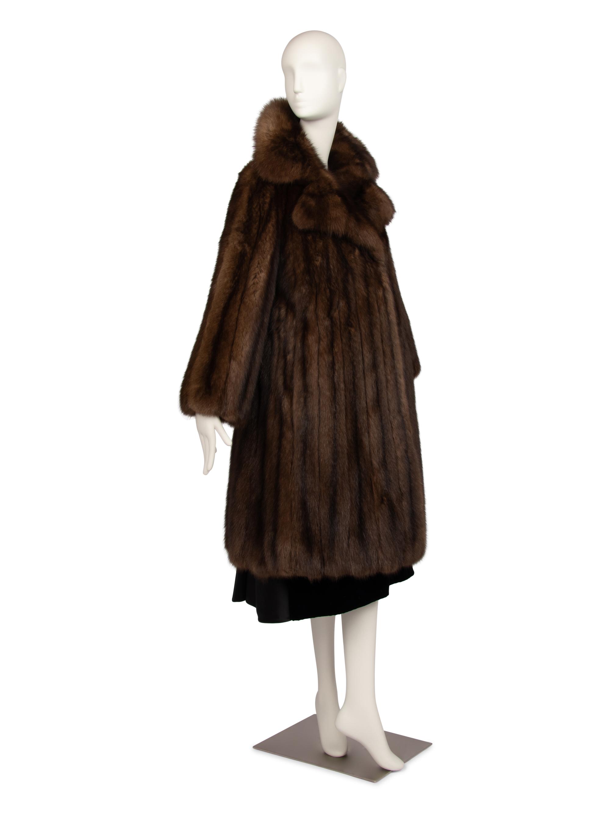 Galanos Sable Coat, c.1980