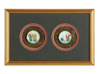 Eight Chinese Enamel on Copper Snuff Dishes