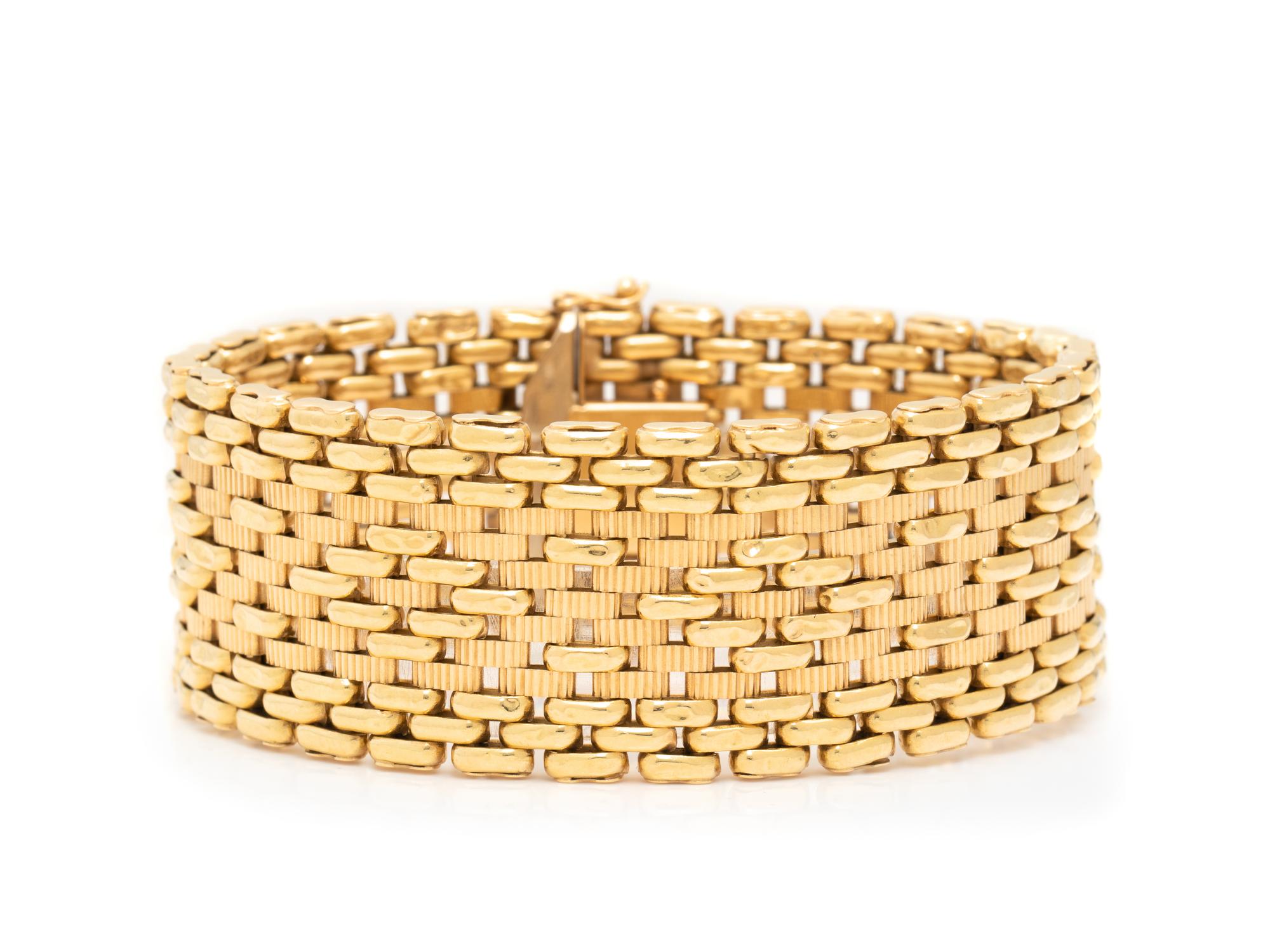 CARTIER, YELLOW GOLD BRACELET