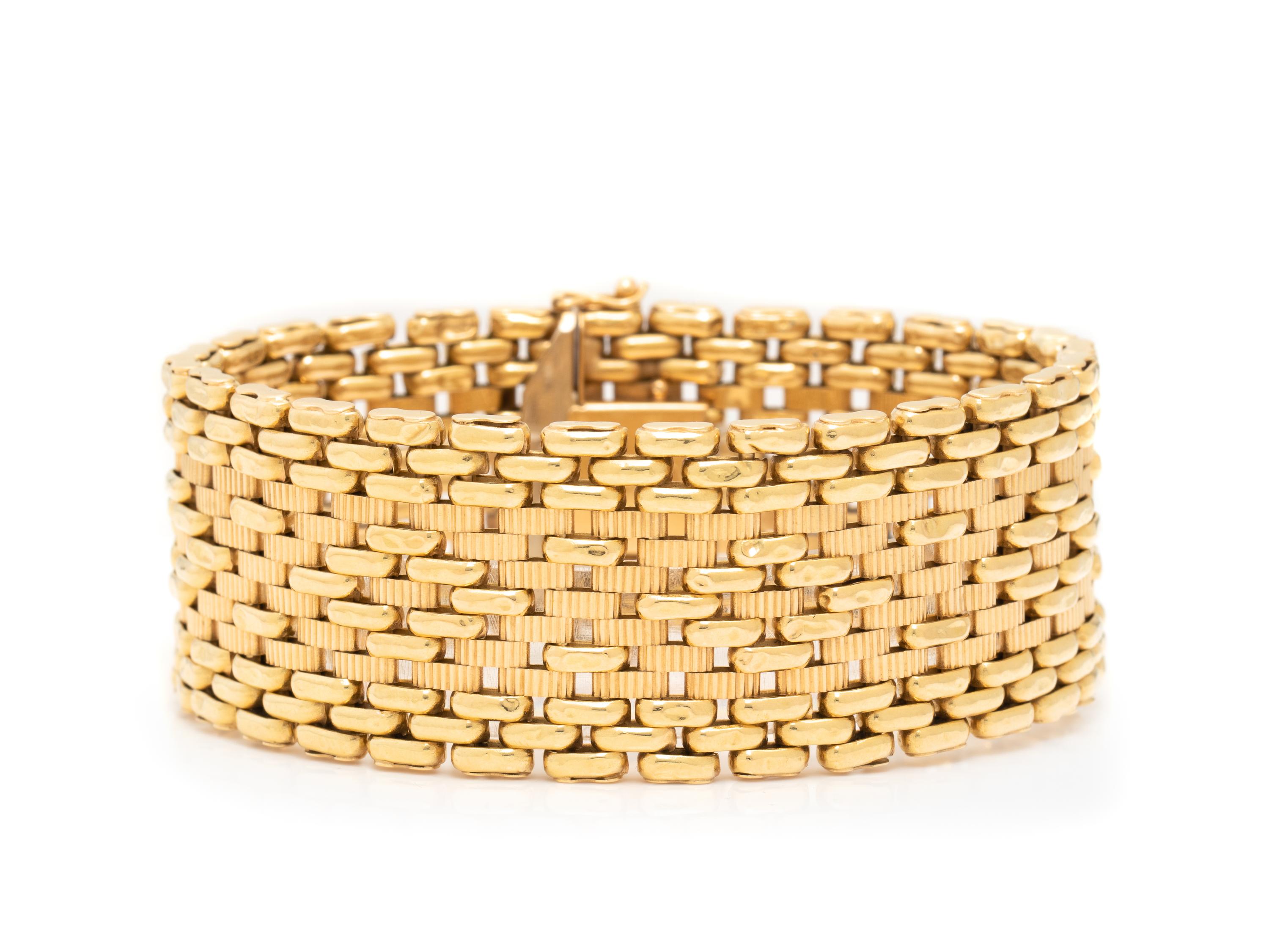CARTIER, YELLOW GOLD BRACELET