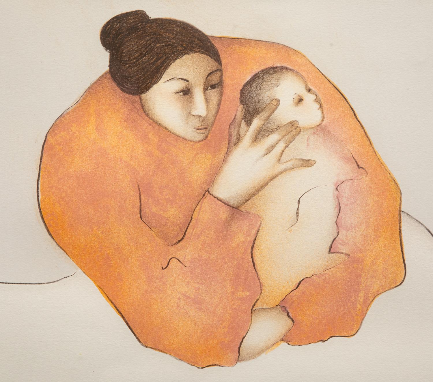 Mother and Child, Color Trial Proof