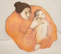 Mother and Child, Color Trial Proof
