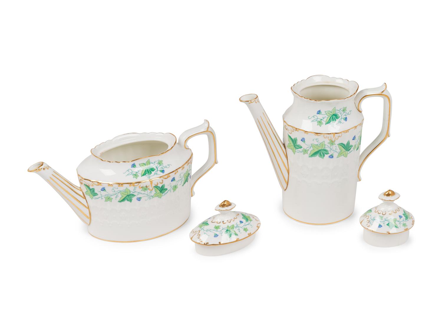 A Royal Crown Derby Porcelain Tea and Coffee Service