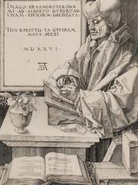 Albrecht Dürer (German, 1471-1528) — Erasmus of Rotterdam , 1526