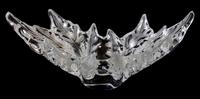 A Lalique Molded and Frosted Glass Bowl Height 7 1/2 x width 17 1/2 inches. — 20TH CENTURY