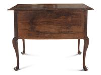 A Queen Anne Fan-Carved Walnut Dressing Table